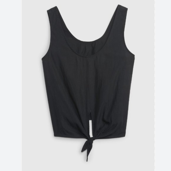 Gap TENCEL Lyocell Cropped Knot Tank Top size M - Picture 10 of 13